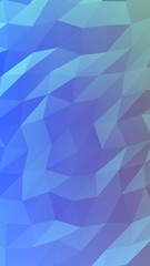 Obraz premium Abstract triangle geometrical blue background. Geometric origami style with gradient. 3D illustration