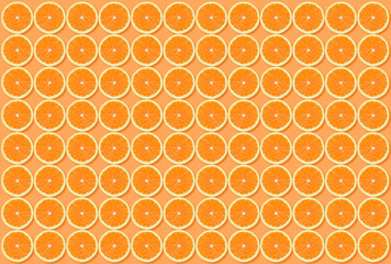 Orange slice for background