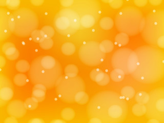 Abstract bokeh light effect with orange yellow background, bokeh texture, bokeh background, vector image for graphic design.