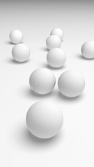 White abstract background. Lowpoly backdrop. Crumpled paper. 3D illustration