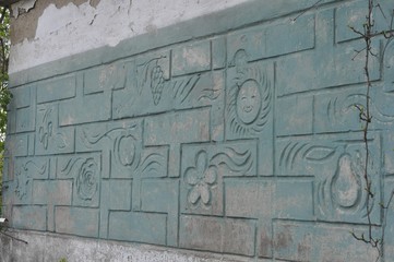 Conscious fresco at the cottage