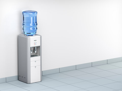Large Water Dispenser In The Office With Cold And Hot Taps Stock Photo -  Download Image Now - iStock