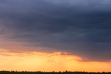 sunset sky background photo / photo during sunset sky