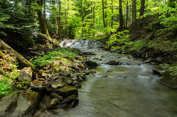 Wodospad w Bieszczadach © wedrownik52