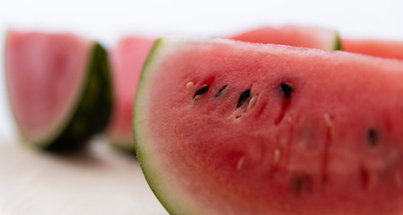 Fresh and healthy slice of watermelon