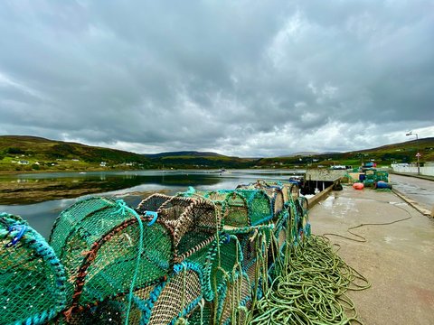 Isle of Skye landscape Uig