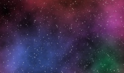 Spacescape illustration astronomy design background