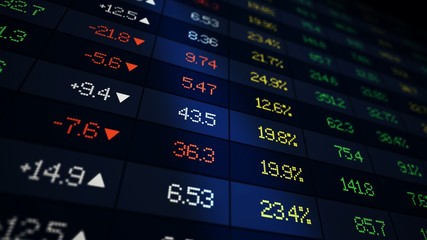 stock market exchange graph illustration