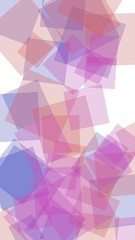 Obraz premium Multicolored translucent hexagons on white background. Vertical image orientation. 3D illustration