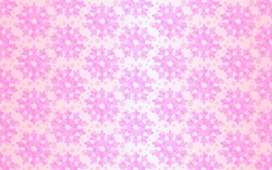 pink floral pattern with round spots on a light mother-of-pearl shiny background. new beautiful design for the site. pop art, flat. cover, print.