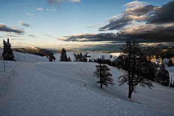 Il Monte Dobratsch sorge in Carinzia, Austria