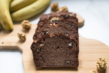gluten free banana chocolade bread