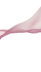 Abstract wave. Scarf. Bright ribbon on white background. Abstract smoke. Raster air background. Vertical image orientation. 3D illustration