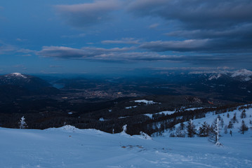 Il Monte Dobratsch sorge in Carinzia, Austria