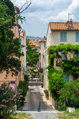 Fototapeta na wymiar Saint-Tropez in the South of France