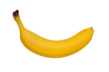 Banana isolated on white