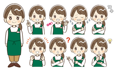 女性、店員、まとめ