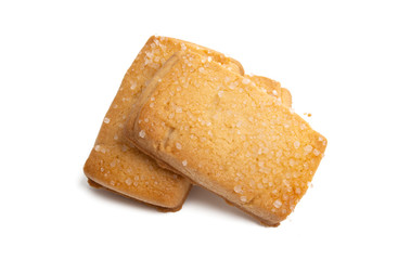 butter christmas cookies isolated
