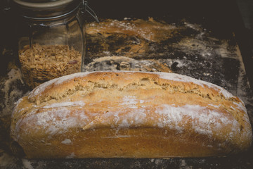 pan casero hecho de forma artesanal con masa madre, una moda que se impone en la cocinas durante los tiempo de cuarentena