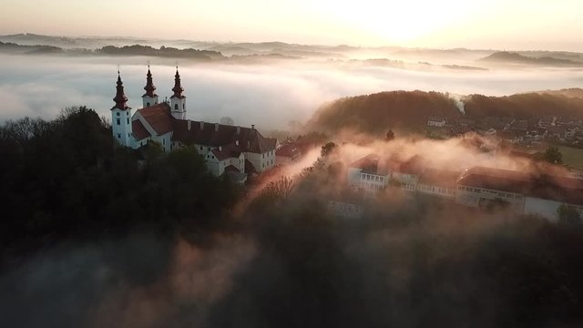 Above clouds in Slovenia