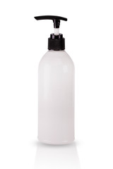 Plastic shampoo container bottle