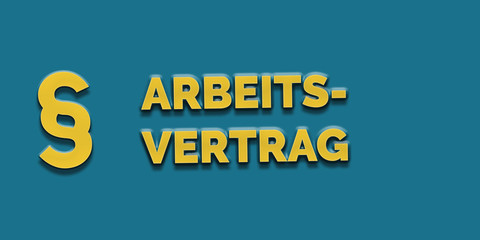 Arbeitsvertrag