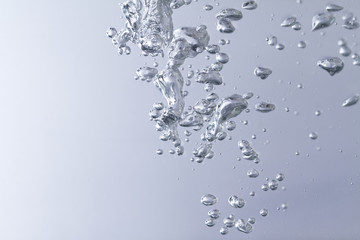 Naklejka na ściany i meble Water bubbles - macro photo