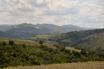 Fototapeta premium Paesaggio bucolico delle colline Emiliane - Italia