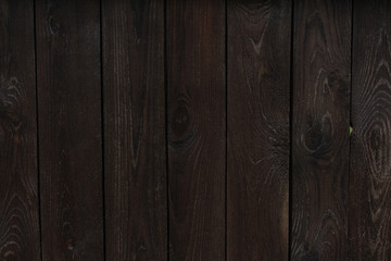 Obraz premium wet brown country wooden fence