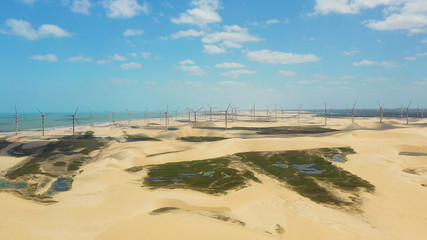 Jericoacoara .Route of emotions in the northeast of Brazil