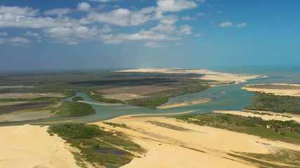 Jericoacoara .Route of emotions in the northeast of Brazil