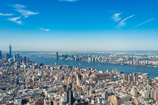 Panorama de New-York vu de l'Empire State Building