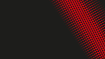 Diagonal gradient red black stripes on a black background.
