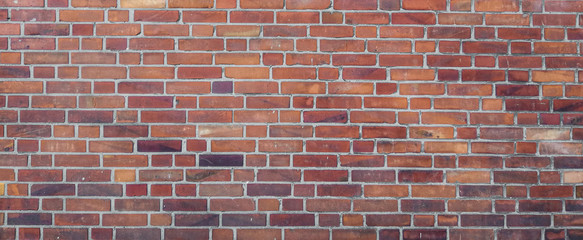 Obraz premium texture of old red brick wall background