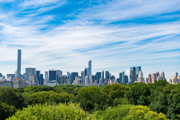 Fototapeta premium Panorama sur le toit du Metropolitan Museum of Art