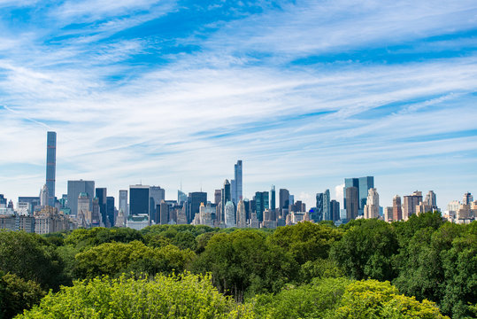 Panorama sur le toit du Metropolitan Museum of Art