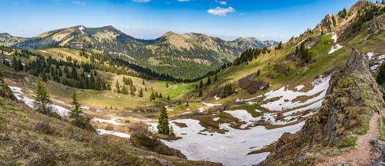 Mountain tour in the Allgau Alps