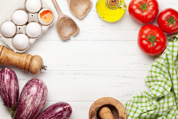 Cooking utensils and ingredients