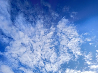 blue sky with clouds