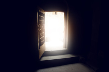 the light church door