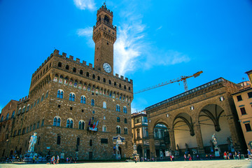 piazza signoria firenze italy