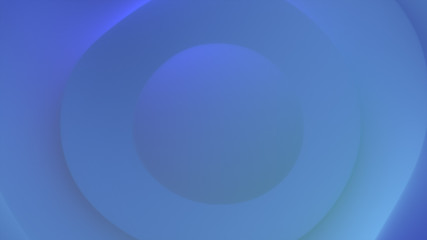 Glow Circle Shape Blue Color Gradient Trendy Spheres Motion Background