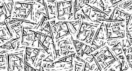 Obraz premium Seamless grunge texture. Monochrome repeating background. Black and white pattern of abstract elements