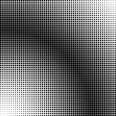Halftone vector background. Gradient vintage dots background. Abstract texture with black particles.
