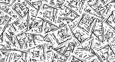 Obraz premium Seamless grunge texture. Monochrome repeating background. Black and white pattern of abstract elements