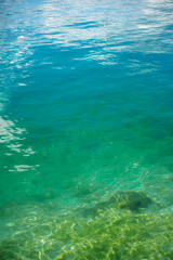 Fototapeta na wymiar Sea water Dobrota Montenegro trip travel summer spring nature journey