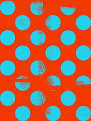 Abstract mix geometrical pattern with color backgound