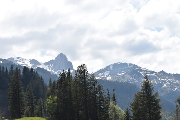 Obraz premium Flumserberg Schweiz Berglandschaft 17.5.2020