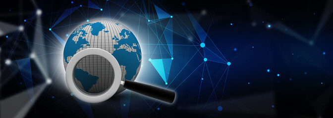 search button 3d illustration
