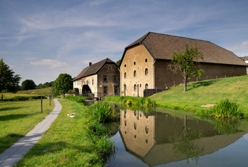 Fototapeta na wymiar Watermill near Wijlre